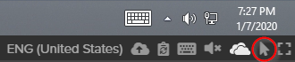 Mouse Mode Icon in Frame Status Bar